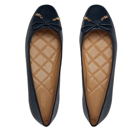 michael kors ballerina blau|michael kors nori ballet flat.